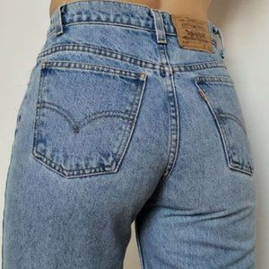 LEVI'S 505 Orange Tab Vintage 90's Iconic Blue Jeans Made in USA